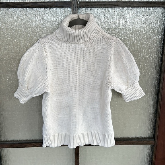 Adam Lippes Collective
Cream Puff Sleeve Sweater size large - Picture 9 of 10
